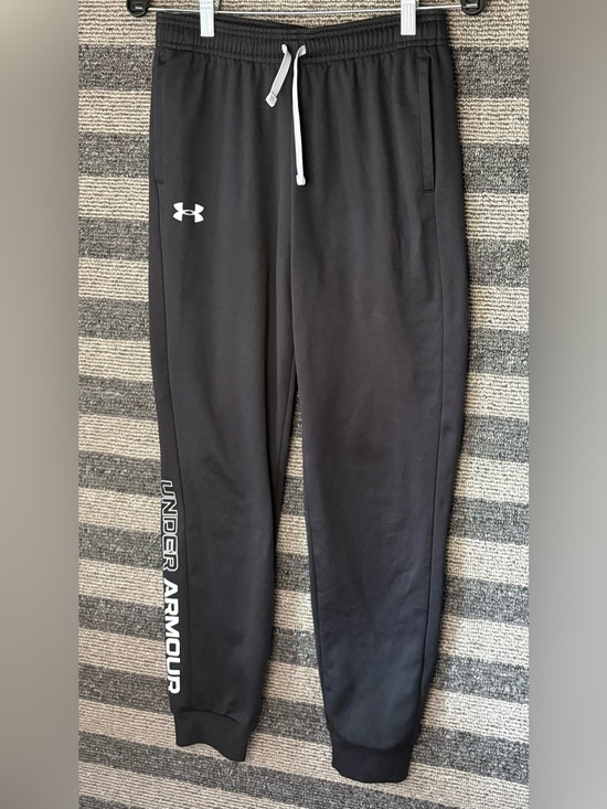 Under Armour Other - Under Armour Black Kids Track Sweat Pants Youth Large EUC